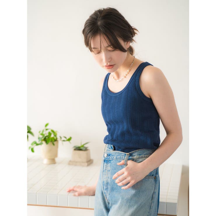 ランダムテレコタンクトップ | Ungrid | 詳細画像11 