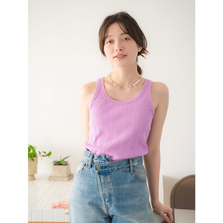 ランダムテレコタンクトップ | Ungrid | 詳細画像16 