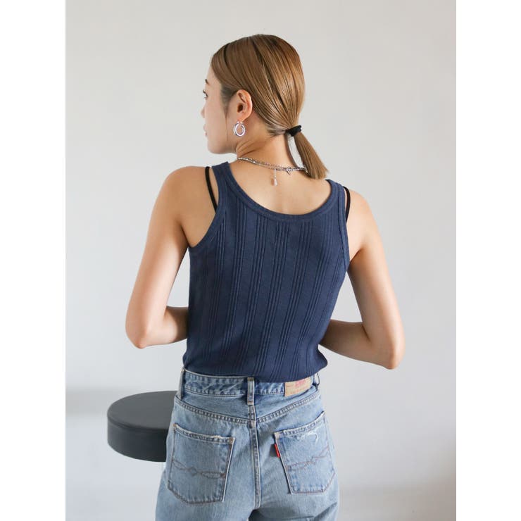 ランダムテレコタンクトップ | Ungrid | 詳細画像31 