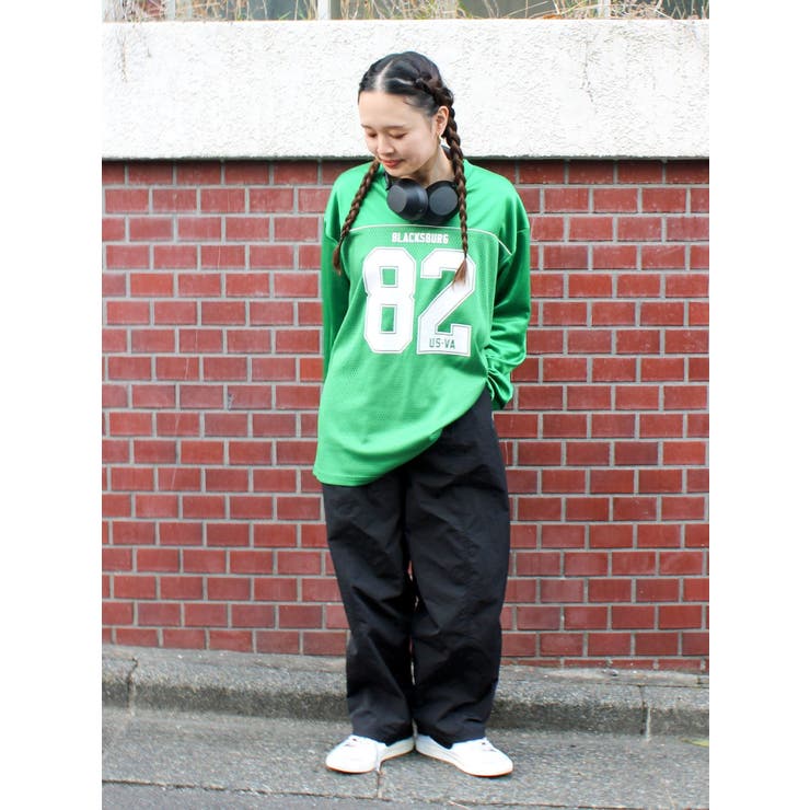 メッシュコンビナンバリングロングスリーブTee | Ungrid | 詳細画像29 