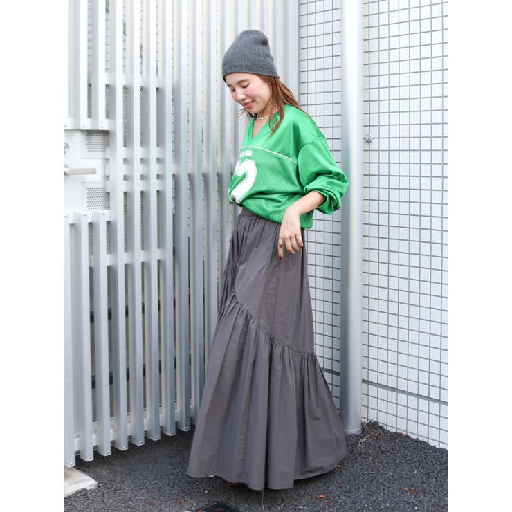 メッシュコンビナンバリングロングスリーブTee | Ungrid | 詳細画像45 