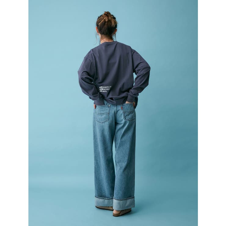 ヴィンテージウォッシュロゴロングスリーブTee | Ungrid | 詳細画像19 