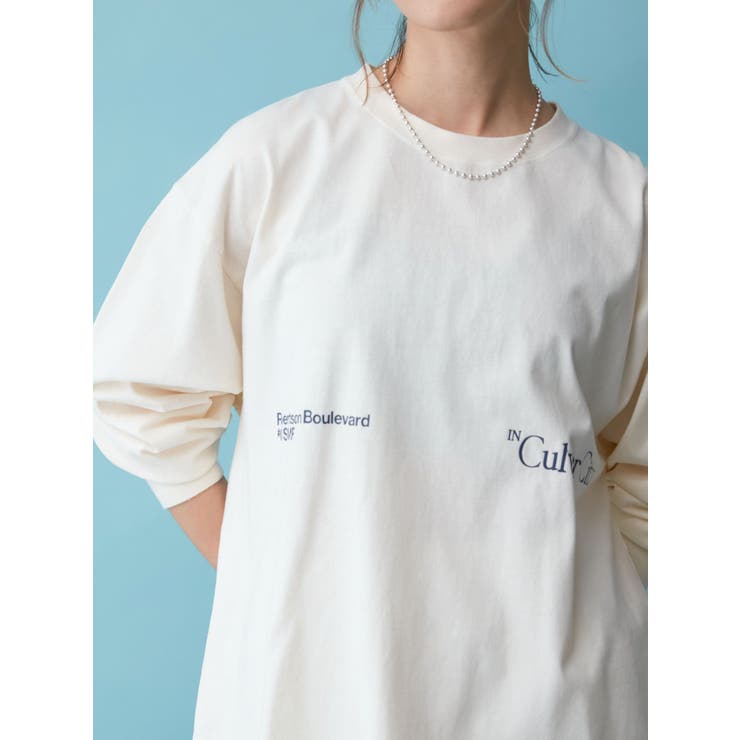 ヴィンテージウォッシュロゴロングスリーブTee | Ungrid | 詳細画像22 