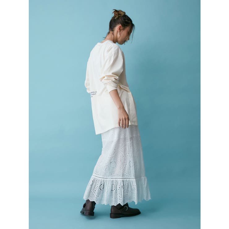 ヴィンテージウォッシュロゴロングスリーブTee | Ungrid | 詳細画像25 