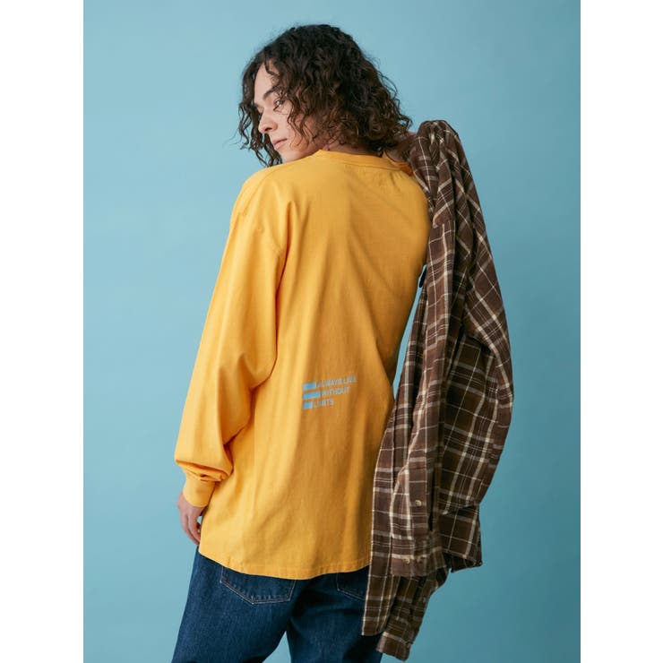 ヴィンテージウォッシュロゴロングスリーブTee | Ungrid | 詳細画像28 