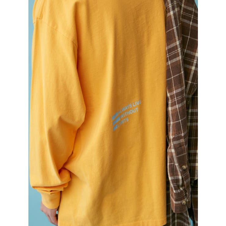 ヴィンテージウォッシュロゴロングスリーブTee | Ungrid | 詳細画像30 