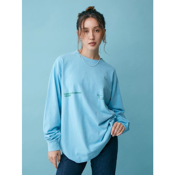 ヴィンテージウォッシュロゴロングスリーブTee | Ungrid | 詳細画像36 