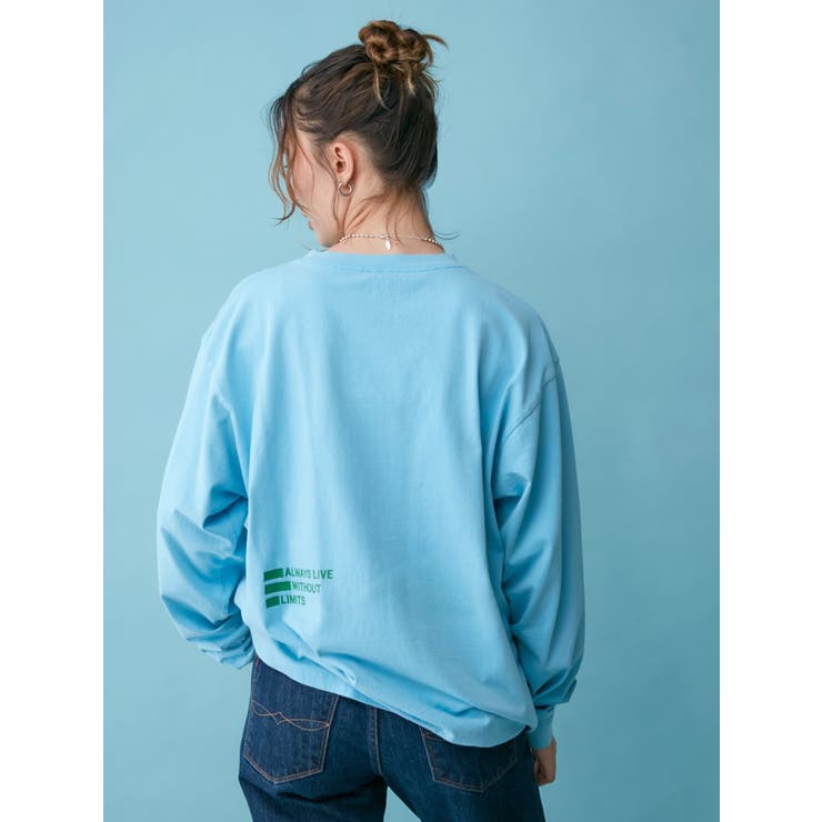 ヴィンテージウォッシュロゴロングスリーブTee | Ungrid | 詳細画像37 