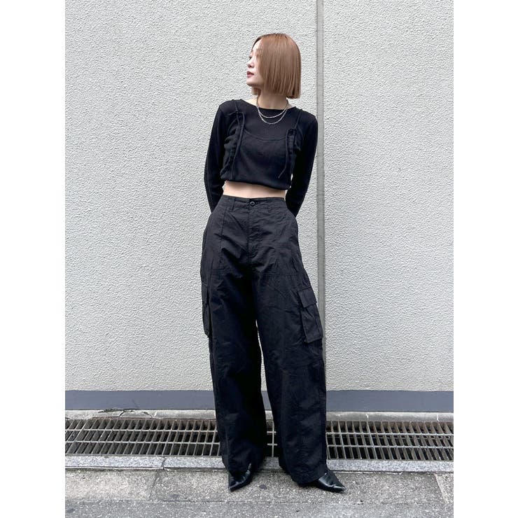 マルチウェイサイドオープンロングスリーブTee | Ungrid | 詳細画像15 