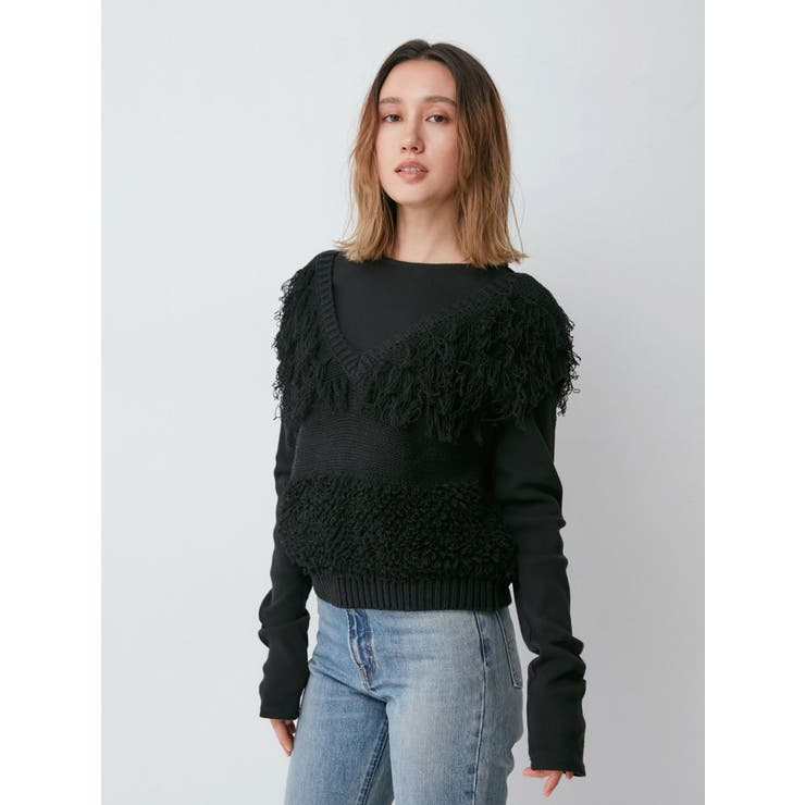 マルチウェイサイドオープンロングスリーブTee | Ungrid | 詳細画像16 