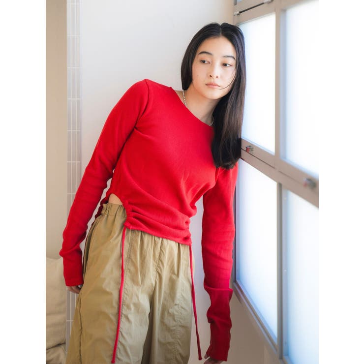 マルチウェイサイドオープンロングスリーブTee | Ungrid | 詳細画像24 