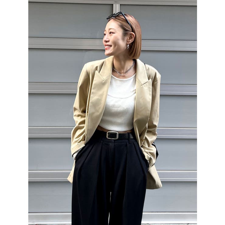 オフホワイト | マルチウェイサイドオープンロングスリーブTee | Ungrid