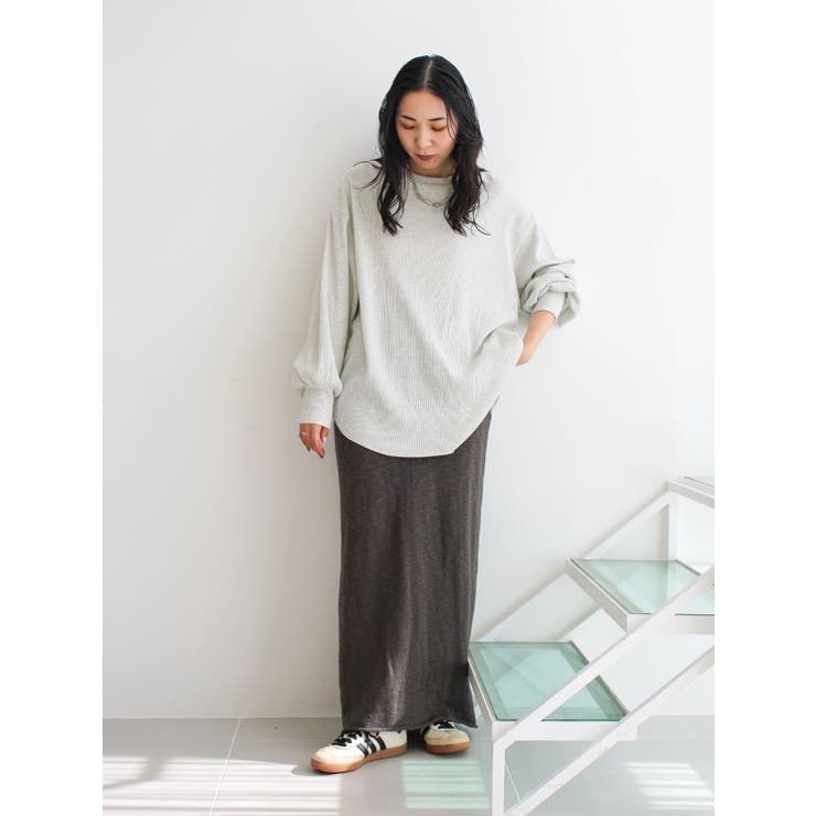 【WEB限定】スリーブボリュームワッフルロングスリーブTee | Ungrid | 詳細画像28 