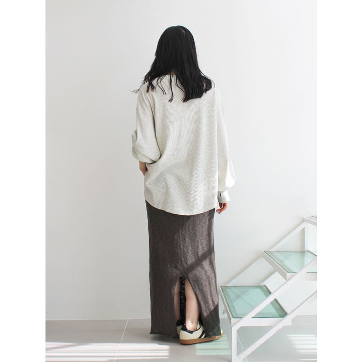 【WEB限定】スリーブボリュームワッフルロングスリーブTee | Ungrid | 詳細画像30 