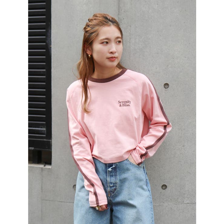 WEB限定】サイドラインラグランロングスリーブTee[品番 WEB限定】サイドラインラグランロングスリーブTee[品番