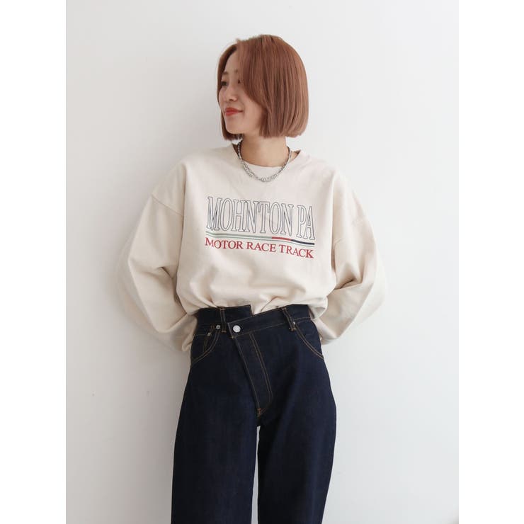 ungrid♡オフショルルーズスウェット Ungrid（アングリッド） トレーナー スウェット オフショルスウェット