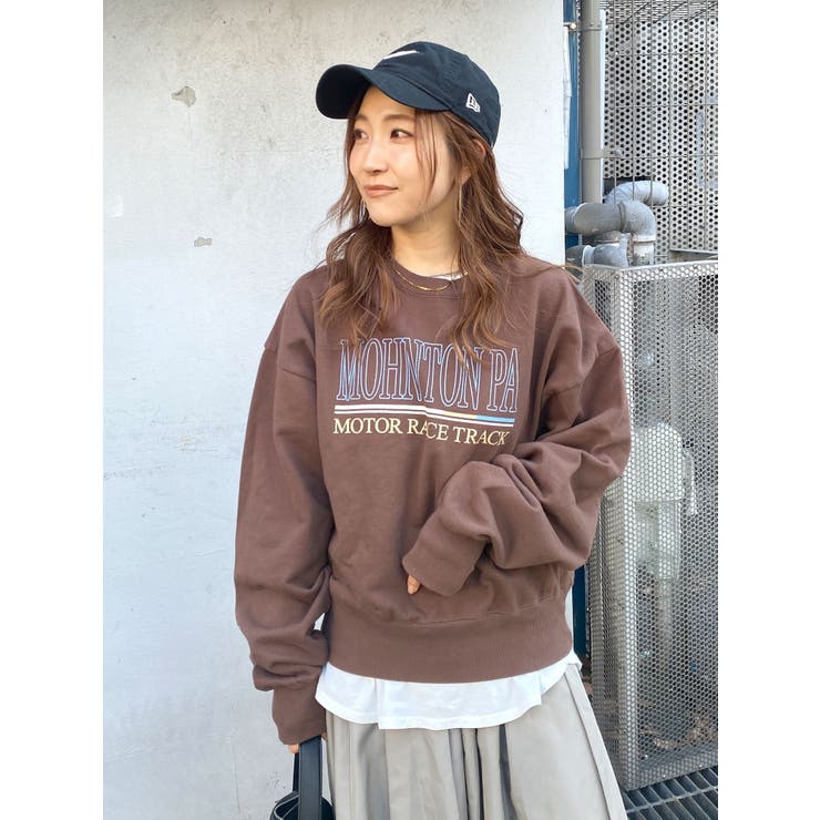 ロゴプリントルーズスウェット[品番：MKSW0062330]｜Ungrid（アン