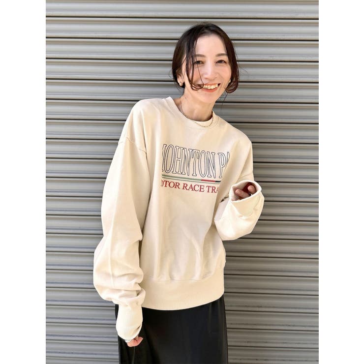 ロゴプリントルーズスウェット[品番：MKSW0062330]｜Ungrid（アン