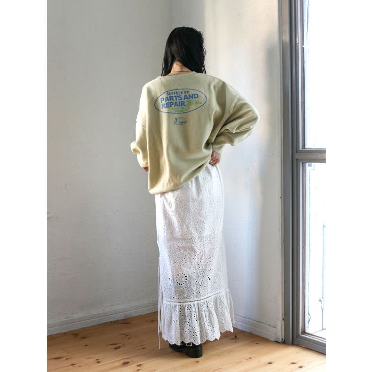 バックロゴルーズスウェット[品番：MKSW0063240]｜Ungrid（アン