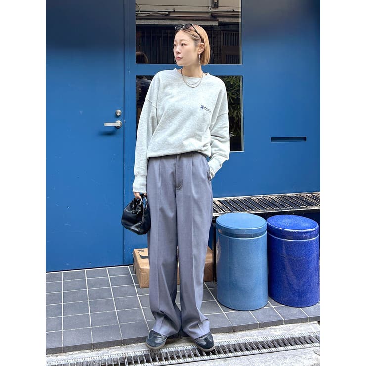 トレーナー スウェット バックロゴルーズスウェット レディース バックロゴルーズスウェット[品番：MKSW0063240]｜Ungrid（アン