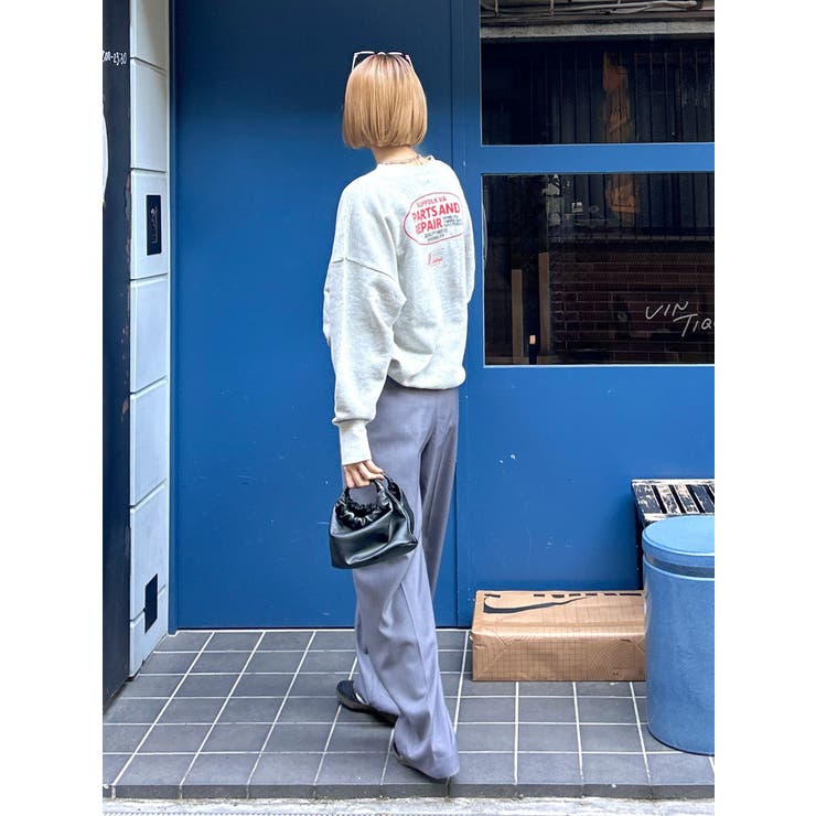バックロゴルーズスウェット[品番：MKSW0063240]｜Ungrid（アン