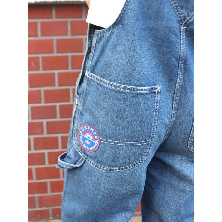 Lee別注 ワッペンデザインデニムサロペット[品番：MKSW0064024