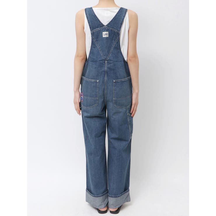 Lee別注 ワッペンデザインデニムサロペット[品番：MKSW0064024