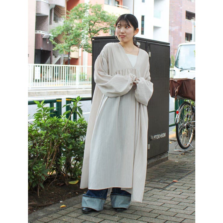 スリーブボリュームワンピース[品番：MKSW0062883]｜Ungrid