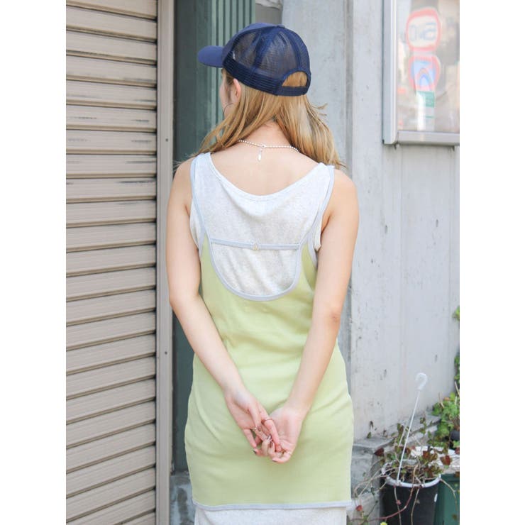 レイヤードデザインノースリワンピース | Ungrid | 詳細画像15 