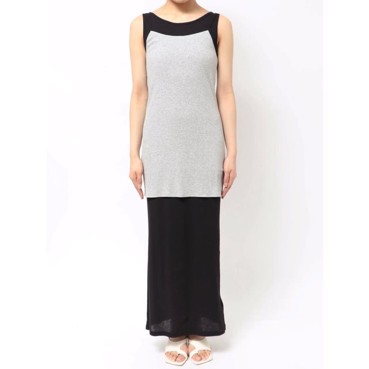 レイヤードデザインノースリワンピース | Ungrid | 詳細画像21 