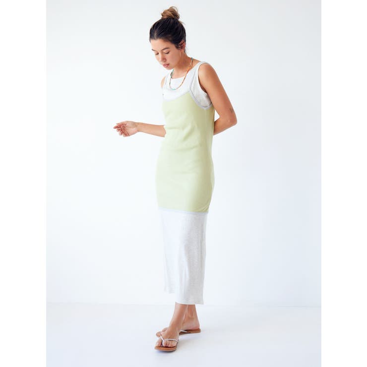 レイヤードデザインノースリワンピース | Ungrid | 詳細画像3 