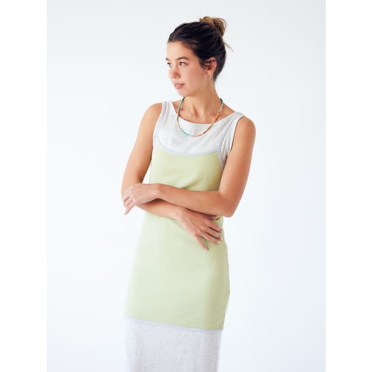 レイヤードデザインノースリワンピース | Ungrid | 詳細画像6 