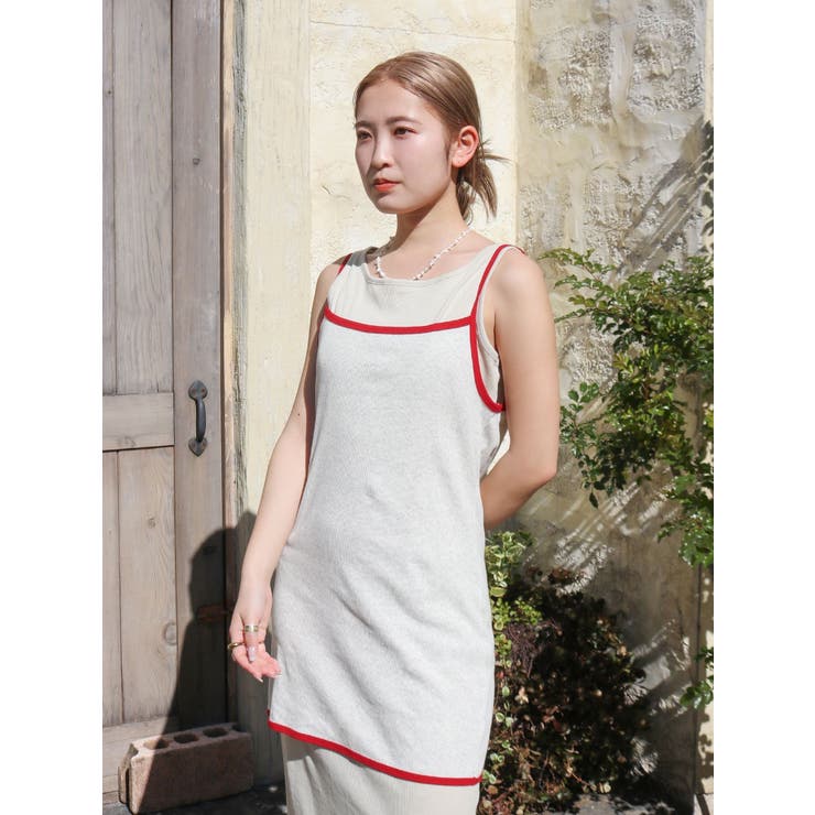 レイヤードデザインノースリワンピース | Ungrid | 詳細画像9 