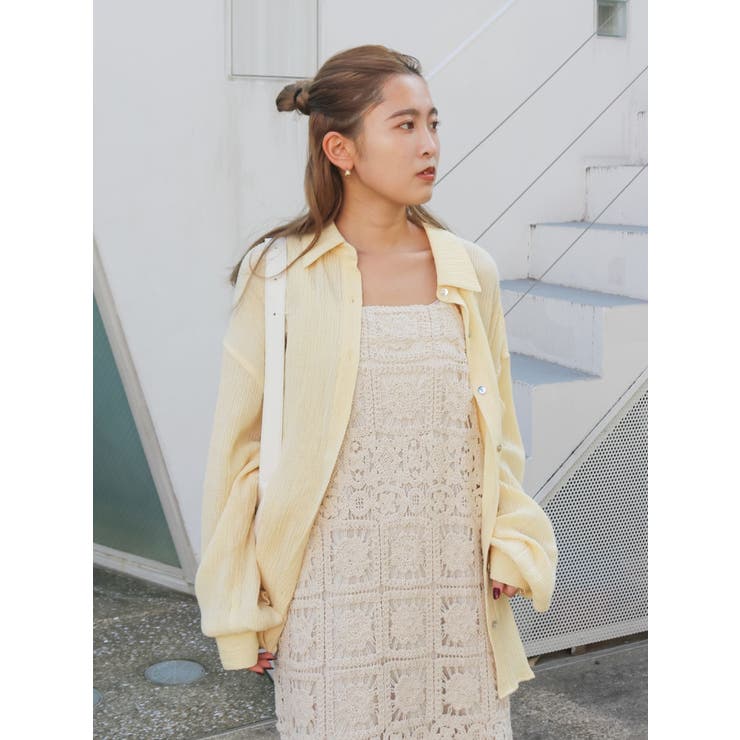 楊柳ビッグルーズシャツ | Ungrid | 詳細画像18