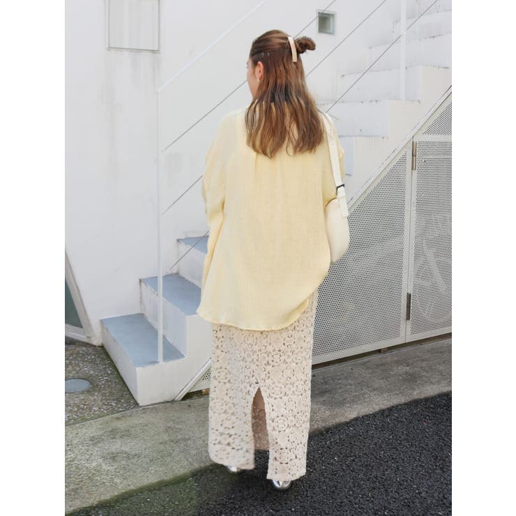 楊柳ビッグルーズシャツ | Ungrid | 詳細画像22