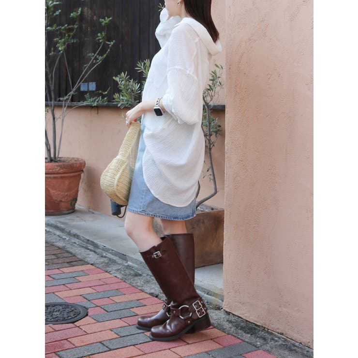 楊柳ビッグルーズシャツ | Ungrid | 詳細画像25