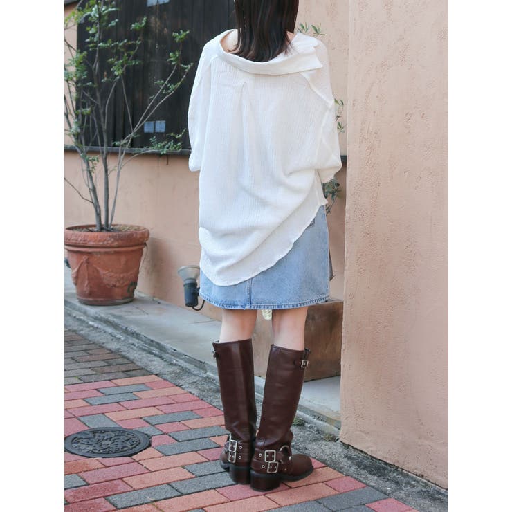 楊柳ビッグルーズシャツ | Ungrid | 詳細画像26