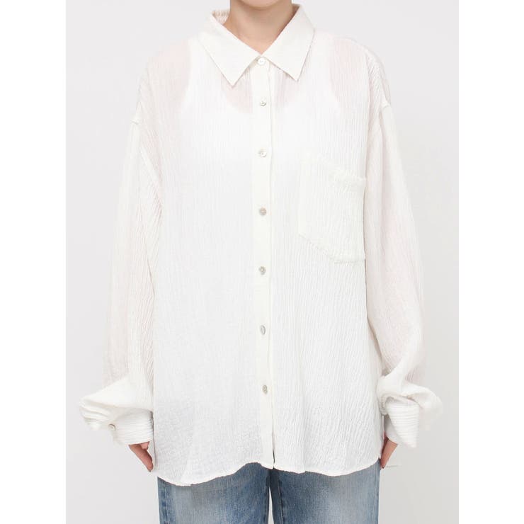 楊柳ビッグルーズシャツ | Ungrid | 詳細画像27
