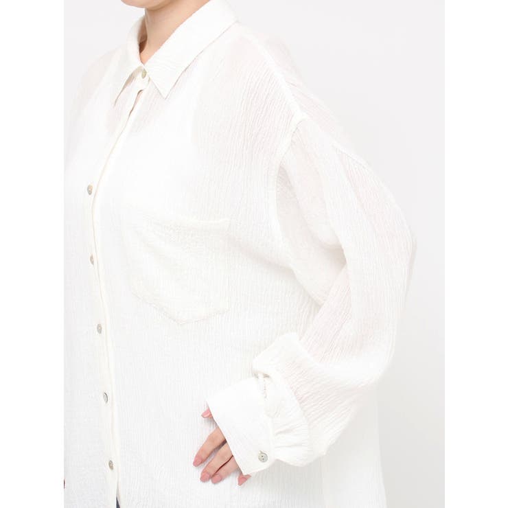楊柳ビッグルーズシャツ | Ungrid | 詳細画像31