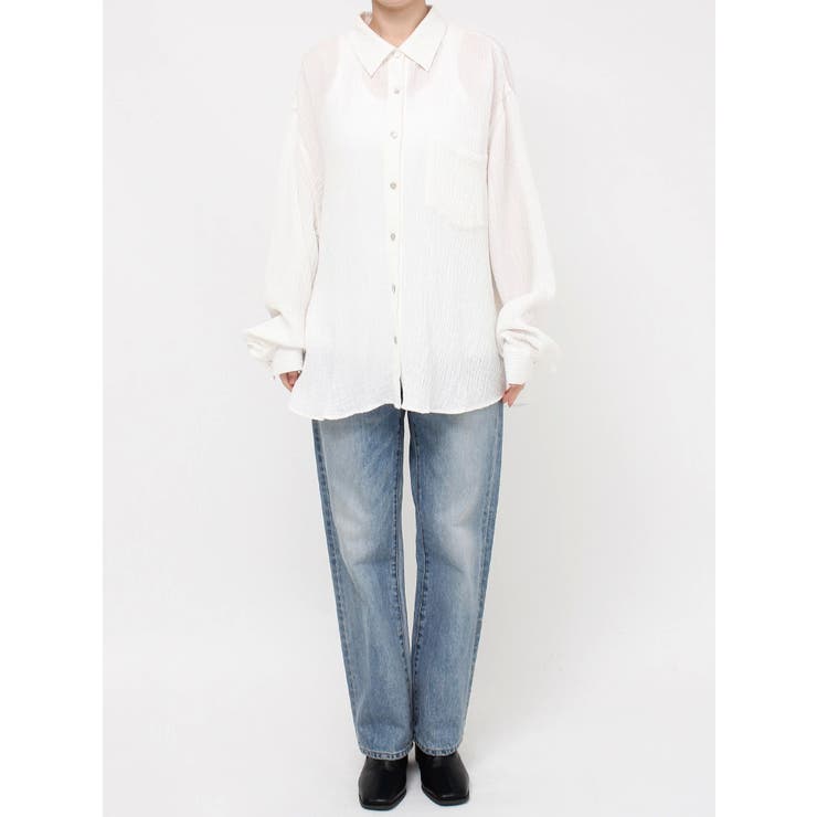 楊柳ビッグルーズシャツ | Ungrid | 詳細画像35