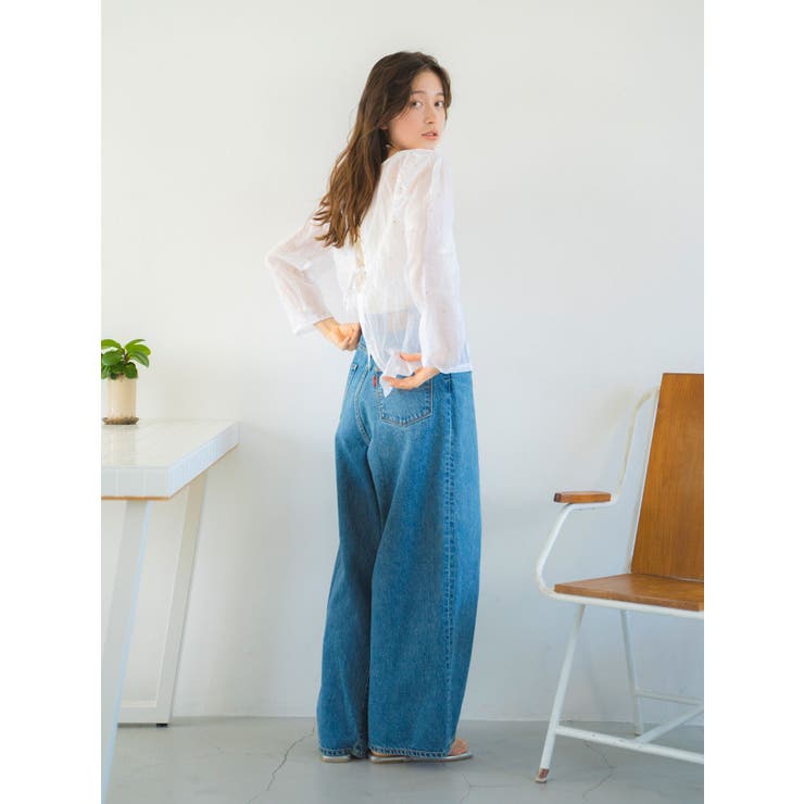 コットンオーガンジー2Wayブラウス | Ungrid | 詳細画像13 