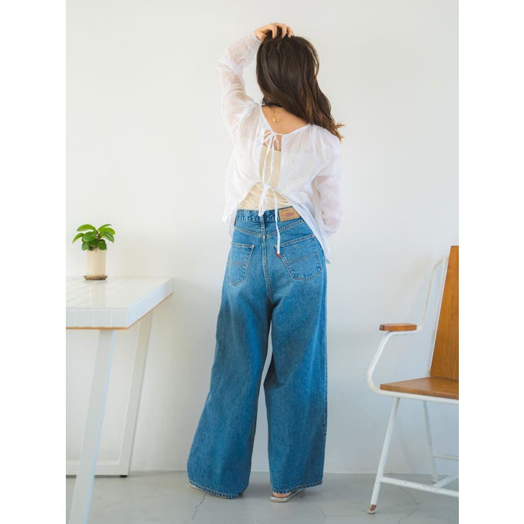 コットンオーガンジー2Wayブラウス | Ungrid | 詳細画像14 