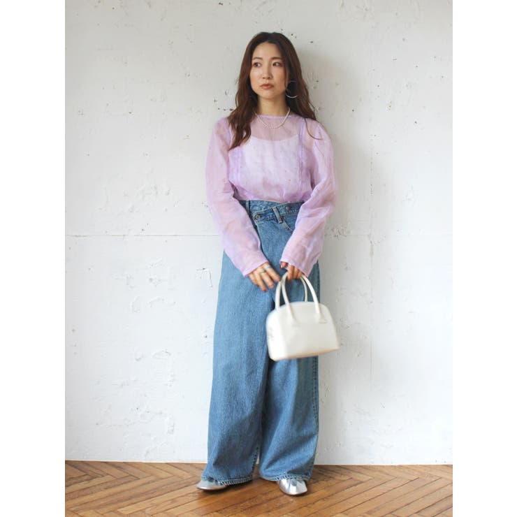 コットンオーガンジー2Wayブラウス | Ungrid | 詳細画像18 