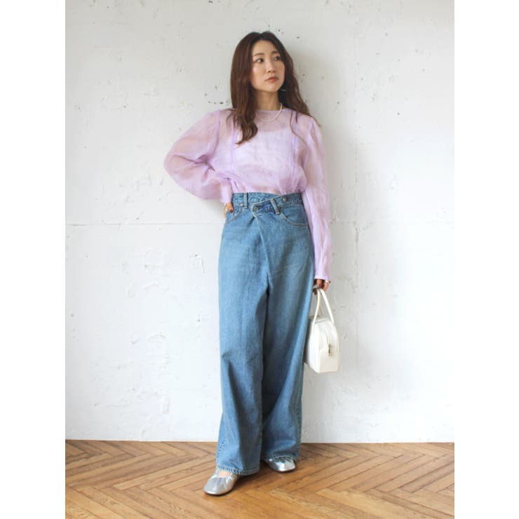 コットンオーガンジー2Wayブラウス | Ungrid | 詳細画像19 