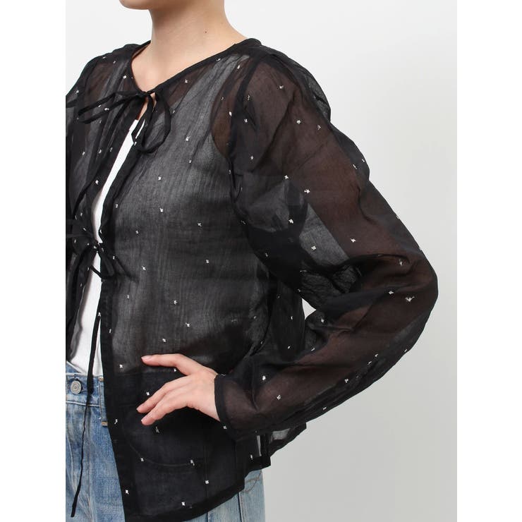 コットンオーガンジー2Wayブラウス | Ungrid | 詳細画像31 