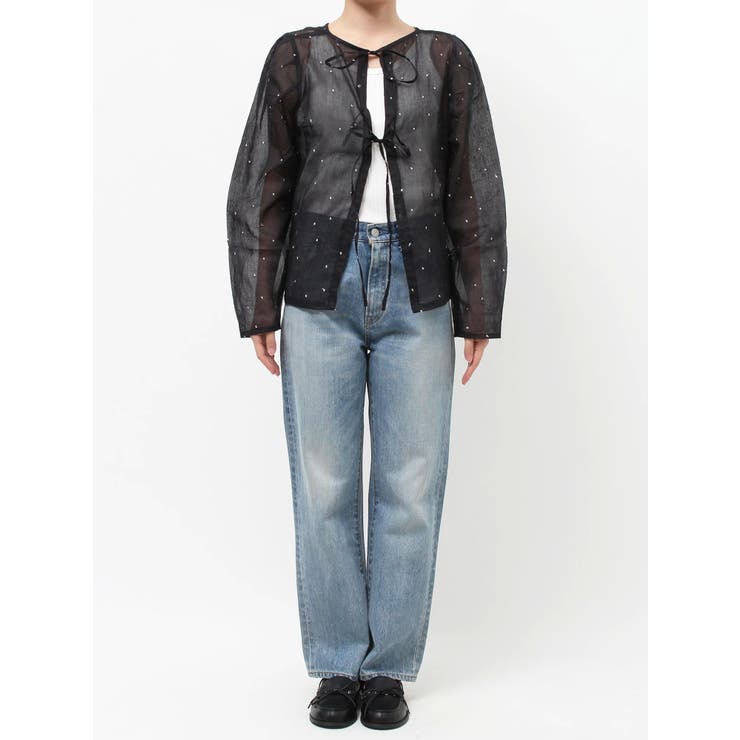 コットンオーガンジー2Wayブラウス | Ungrid | 詳細画像35 