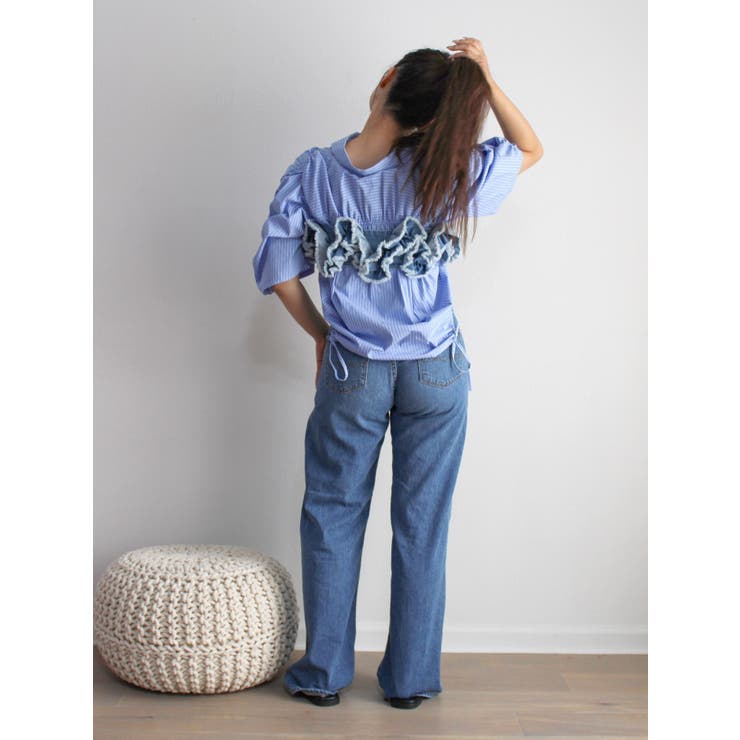 フリルデザインデニムビスチェ | Ungrid | 詳細画像36 