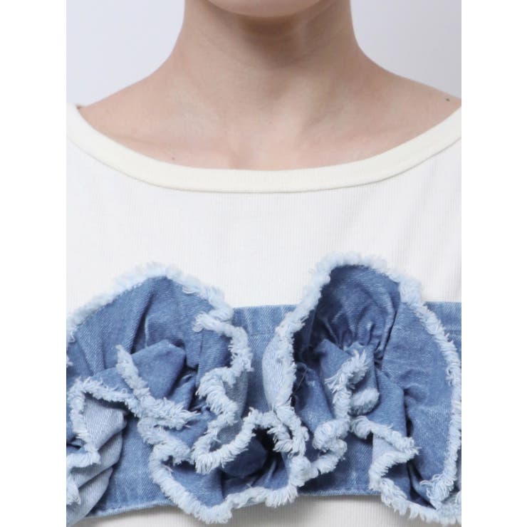 フリルデザインデニムビスチェ | Ungrid | 詳細画像42 