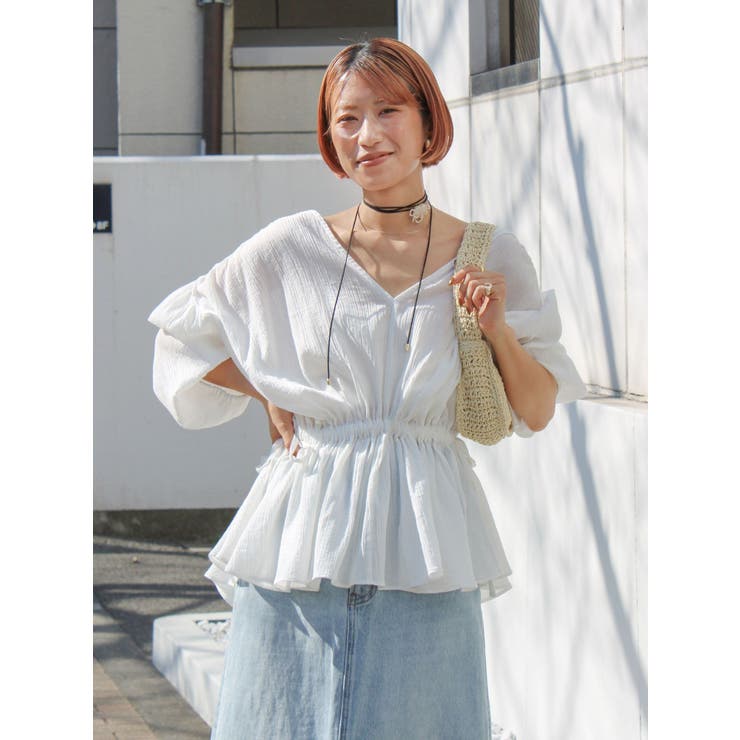 スリーブボリュームブラウス | Ungrid | 詳細画像1 