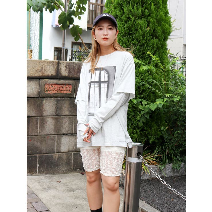 レースデザインサイクルパンツ | Ungrid | 詳細画像16 